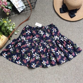 Chân váy hoa thô kèm quần size đại S - XL